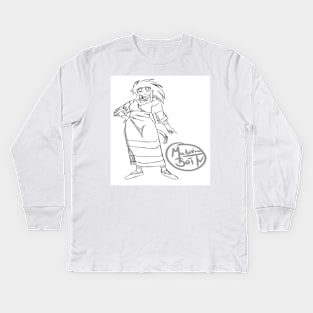 Ryoko Posing Kids Long Sleeve T-Shirt